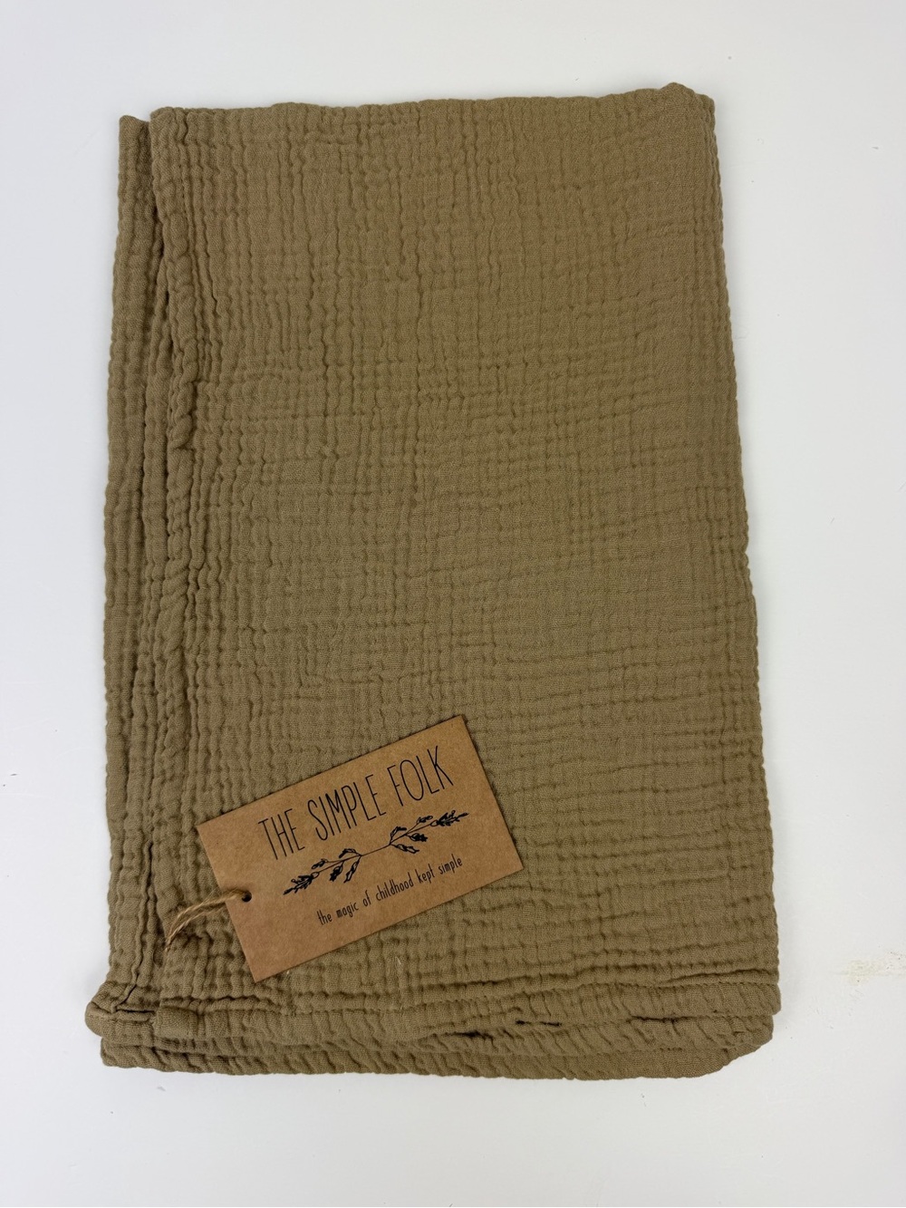 The Simple Folk | The Gauzy Lightweight Organic Muslin Cloth Neutral Sand